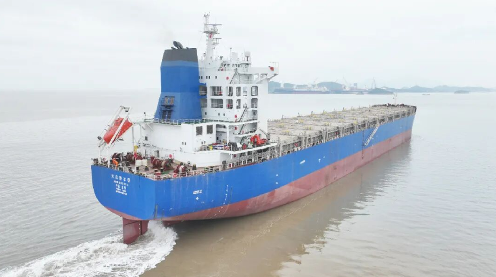 82,000-DWT Bulk Carrier Successfully Converted into a 3,607-TEU Container Ship